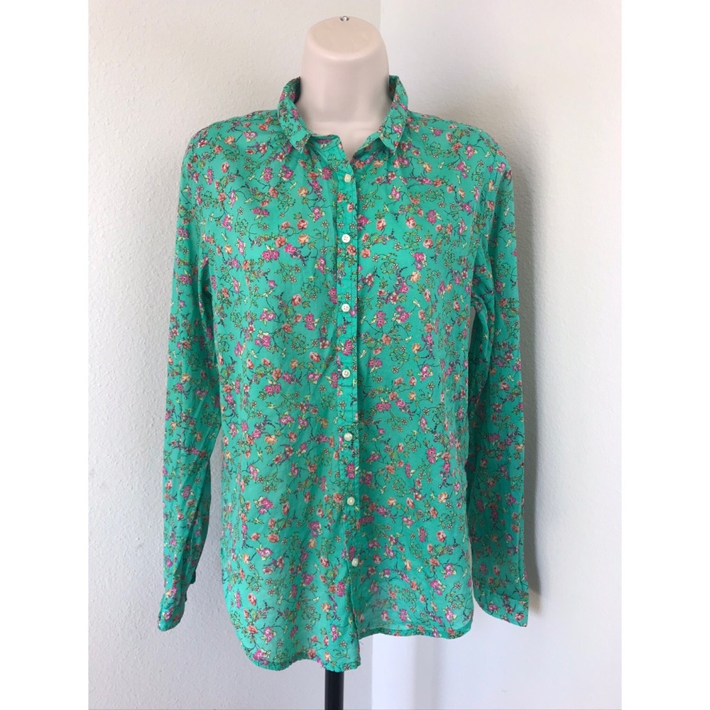 Anthropologie Holding Horses Floral Shirt